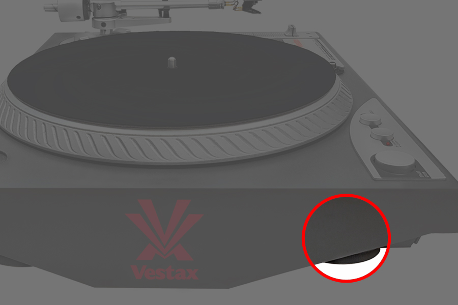 E-shop » Spare parts for turntables » Vestax TT.AVB Turntable Foot