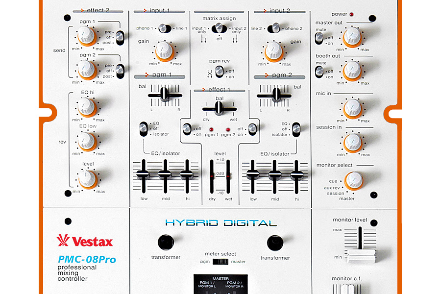 E-shop » Main Products » Professional mixers » Vestax PMC-08Pro